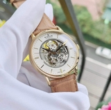 ĐỒNG HỒ NAM EDOX 85300-37J-AID BEMONTS AUTOMATIC CASE GOLD DÂY DA 