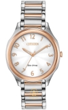 ĐỒNG HỒ NỮ CITIZEN LTR EM0756-53A ECO-DRIVE TWO TONE DÂY KIM LOẠI DEMI