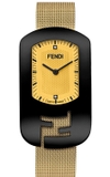 ĐỒNG HỒ NỮ FENDI F347625000D1 CHAMELEON BLACK QUARTZ DÂY MESH