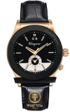 ĐỒNG HỒ NAM SALVATORE FERRAGAMO F62LDT5213 S009 BLACK DIAL DÂY DA CHÍNH HÃNG