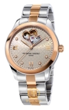 ĐỒNG HỒ NỮ FREDERIQUE CONSTANT DOUBLE HEART BEAT FC-310LGDHB3B2B WATCH 36MM