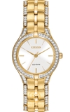 ĐỒNG HỒ NỮ CITIZEN FE206258A SILHOUETTE ECO-DRIVE CRYSTAL WATCH 28MM