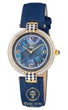 ĐÔNG HỒ NỮ GV2 BY GEVRIL MATERA DIAMOND MOTHER OF PEARL DIAL LADIES WATCH 12802