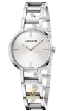 ĐỒNG HỒ NỮ CALVIN KLEIN CHEERS QUARTZ SILVER DIAL LADIES WATCH K8N23146