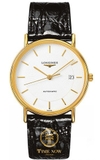 ĐỒNG HỒ LONGINES PRESENCE AUTOMATIC WHITE DIAL MEN'S WATCH L4.921.2.18.2 (L49212182)