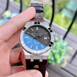 ĐỒNG HỒ NAM MAURICE LACROIX AIKON AI6008-SS001-331-1 BLACK DIAL DÂY DA