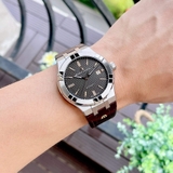 ĐỒNG HỒ NAM MAURICE LACROIX AIKON AI6008-SS001-331-1 BLACK DIAL DÂY DA