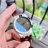 ĐỒNG HỒ NAM MAURICE LACROIX AIKON AI6008-SS001-331-1 BLACK DIAL DÂY DA