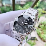 ĐỒNG HỒ NAM MONTBLANC 4810 115936 DAY-DATE 40.5MM MẶT ĐEN - DÂY KIM LOẠI