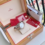 ĐỒNG HỒ OMEGA SEAMASTER AQUA TERRA 150M MASTER CO‑AXIAL CHRONOMETER LADIES' 38.5 MM 231.20.39.21.55.003 (23120392155003) DEMI VÀNG 18K VÀNH KIM CƯƠNG