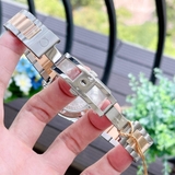 ĐỒNG HỒ OMEGA SEAMASTER AQUA TERRA 150M MASTER CO‑AXIAL CHRONOMETER LADIES' 38.5 MM 231.20.39.21.55.003 (23120392155003) DEMI VÀNG 18K VÀNH KIM CƯƠNG