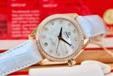 ĐỒNG HỒ NAM OMEGA SEAMASTER 231.58.39.21.55.001-23158392155001 38.5MM CASE VÀNG 18K DÂY DA