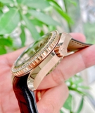 ĐỒNG HỒ OMEGA SEAMASTER PLANET OCEAN 600M OMEGA CO‑AXIAL 42 MM 232.58.42.21.01.001 (23258422101001) FULL VÀNG VÀNH KIM CƯƠNG
