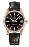 ĐỒNG HỒ OMEGA SEAMASTER AQUA TERRA JEWELLERY FULL VÀNG 18K VÀNH KIM CƯƠNG 231.58.39.21.51.001 (23158392151001)
