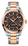 ĐỒNG HỒ OMEGA SEAMASTER AQUA TERRA 150M CO‑AXIAL CHRONOMETER GMT 43 MM 231.20.43.22.06.003 (23120432206003) DEMI VÀNG 18K