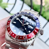 ĐỒNG HỒ REVUE THOMMEN MEN'S DIVER BLACK DIAL STAINLESS STEEL AUTOMATIC GMT 17572.2135 (175722135)