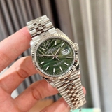 ĐỒNG HỒ ROLEX STEEL DATEJUST 36MM OLIVE GREEN PALM JUBILEE 126234-0047