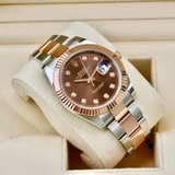 ĐỒNG HỒ NAM ROLEX DATEJUST 126331-0003 WATCH 18K
