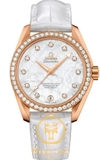 ĐỒNG HỒ NAM OMEGA SEAMASTER 231.58.39.21.55.001-23158392155001 38.5MM CASE VÀNG 18K DÂY DA