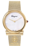 ĐỒNG HỒ NỮ SALVATORE FERRAGAMO SFIY00719 GANCINI WATCH 34MM