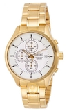 ĐỒNG HỒ NAM SEIKO SKS544P1 CHRONOGAPH QUARTZ TONE GOLD DÂY KIM LOẠI