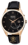 ĐỒNG HỒ NAM SEIKO SRN054P1 AUTOMATIC KINETIC CASE ROSE GOLD DÂY DA