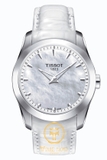 ĐỒNG HỒ NỮ TISSOT COUTURIER GRANDE MOTHER OF PEARL DIAL WHITE LEATHER T035.246.16.111.00