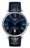ĐỒNG HỒ NAM TISSOT CARSON T122.407.16.043.00 T1224071604300 CASE SILVER DÂY DA 