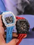 Đồng Hồ Nam TSAR BOMBA Carbon Fiber Skeleton Automatic TB8208CF