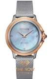 ĐỒNG HỒ NỮ CITIZEN EM0796-59Y CECI ECO-DRIVE WHITE DIAL DÂY MESH