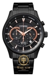 ĐỒNG HỒ NAM CITIZEN AN8195-58E QUARTZ CHRONOGRAPH TONE BLACK DÂY KIM LOẠI