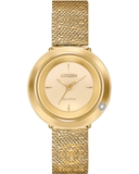 ĐỒNG HỒ NỮ CITIZEN EM0642-52P L AMBILUNA ECO-DRIVE TONE GOLD DÂY MESH CHÍNH HÃNG