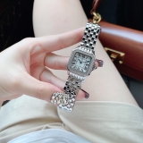 ĐÔNG HỒ NỮ GV2 BY GEVRIL WOMEN'S 12100B MILAN WHITE DIAL DIAMOND STAINLESS STEEL WRISTWATCH