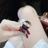 ĐÔNG HỒ NỮ GV2 BY GEVRIL MILAN QUARTZ WHITE DIAL LADIES WATCH 12102