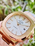 ĐỒNG HỒ GV2 BY GEVRIL POTENTE AUTOMATIC WHITE DIAL MEN'S WATCH 18102