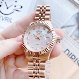 ĐÔNG HỒ NỮ GV2 BY GEVRIL NAPLES QUARTZ WHITE DIAL LADIES WATCH 12403