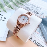 ĐÔNG HỒ NỮ GV2 BY GEVRIL NAPLES QUARTZ WHITE DIAL LADIES WATCH 12403