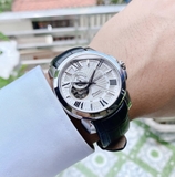ĐỒNG HỒ NAM SEIKO SSA373J1 PRESAGE AUTOMATIC CASE SILVER DÂY DA