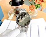 ĐỒNG HỒ SEIKO SSA367J1 PRESAGE OPEN HEART TONE SILVER DÂY KIM LOẠI 