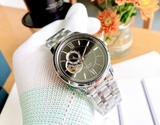 ĐỒNG HỒ SEIKO SSA367J1 PRESAGE OPEN HEART TONE SILVER DÂY KIM LOẠI 
