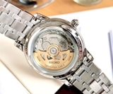 ĐỒNG HỒ SEIKO SSA367J1 PRESAGE OPEN HEART TONE SILVER DÂY KIM LOẠI 