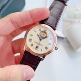 ĐỒNG HỒ NAM FREDERIQUE CONSTANT FC-315BG4P4 CASE ROSE GOLD DÂY DA