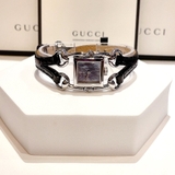 ĐỒNG HỒ NỮ GUCCI SIGNORIA BLACK/LEATHER VINTAGE YA116503