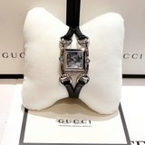 ĐỒNG HỒ NỮ GUCCI SIGNORIA BLACK/LEATHER VINTAGE YA116503