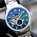 ĐỒNG HỒ NAM ORIENT STAR SEMI SKELETON BLUE GREEN GRANDIENT  MOP DIAL - RK-BY0001A