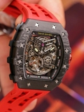 Đồng Hồ Nam TSAR BOMBA Carbon Fiber Skeleton Automatic TB8208CF-BR