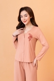 Đồ ngủ mặc nhà bộ dài tay nữ thêu Freedy - WBD1224