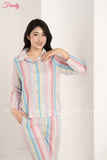 Bộ pijama dài tay nữ bảy màu - WBD2409