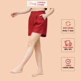 Quần đùi đũi bamboo cạp mở khoá - 91201211