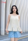 Bộ 2 dây NỮ xẻ cách điệu thêu gấu - WBH2430